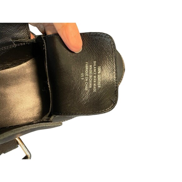 UNIF Women's 90s Black Class Shoe Buckle Platform Shoes Size 9 Y2K Grunge - Picture 13 of 16